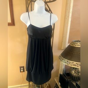 Alyn Page NY Vintage Little Black Dress - Banded Hemline Mini size Small